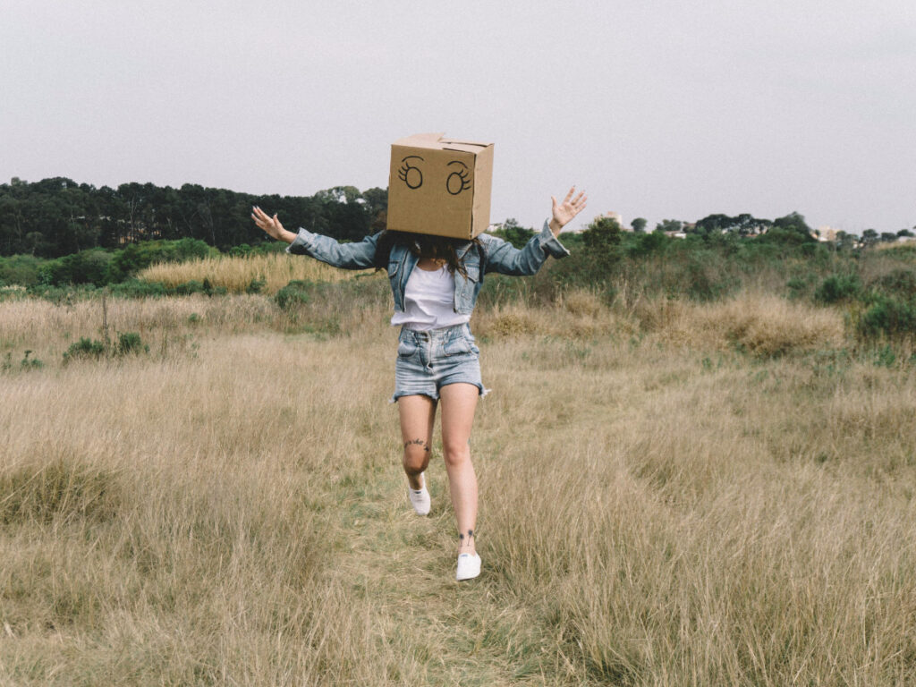 Mujer que consigue cambiar su manera de pensar